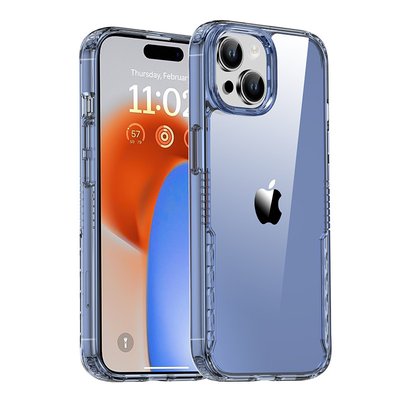 Чохол TPU+PC Multi-Color для Apple iPhone 15 Plus (6.7"") (Blue)