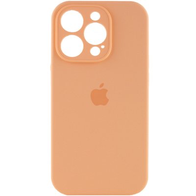 Чохол Silicone Case Full Camera Protective (AA) для Apple iPhone 14 Pro (6.1"") (Помаранчевий / Cantaloupe)