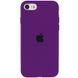Чохол Silicone Case Full Protective (AA) для Apple iPhone SE (2020) (Фіолетовий / Ultra Violet)
