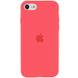 Чохол Silicone Case Full Protective (AA) для Apple iPhone SE (2020) (Кавуновий / Watermelon red)