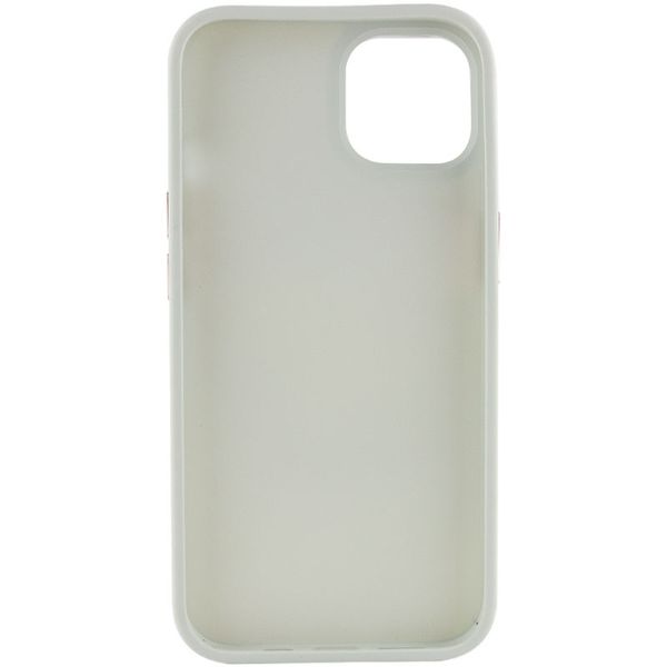 TPU чохол Bonbon Metal Style для Apple iPhone 14 Plus (6.7"") (Білий / White)