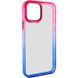 Чохол TPU+PC Fresh sip series для Apple iPhone 14 Plus (6.7"") (Синій / Рожевий)